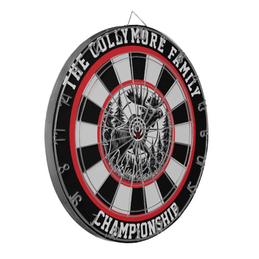 Bos Scene Moose in Target Dartbord (Voorkant Links)