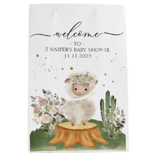 Bos schaap pastel aardetinten cadeaus medium cadeauzakje