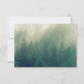 Bos Schilderachtig Landschap RSVP Kaart (Achterkant)