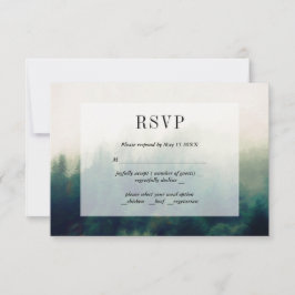 Bos Schilderachtig Landschap RSVP Kaart