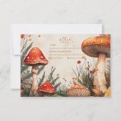 bos schimmels bruiloft RSVP kaartje (Voorkant)