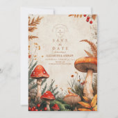 bos schimmels bruiloft save the date (Voorkant)