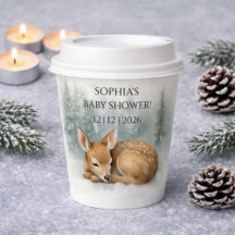 Bos Slaande Babyhert Winter Baby Shower