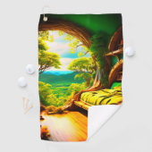 Bos Slaapkamer Golfhanddoek (Insitu)