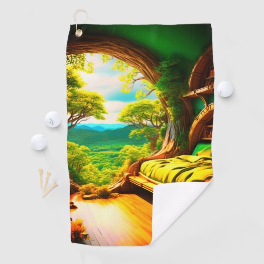 Bos Slaapkamer Golfhanddoek (Insitu)