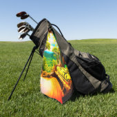 Bos Slaapkamer Golfhanddoek (Groen)