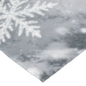 Bos Sneeuwvlok Tafelkleed — Winter Atmosfeer (Gekanteld)