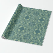 Bos Sneeuwvlokken  Cadeaupapier (Uitgerold)