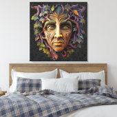 Bos Snijwerk Canvas Kunst (Insitu (Slaapkamer))