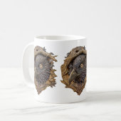 Bos snijwerk koffiemok (Voorkant links)