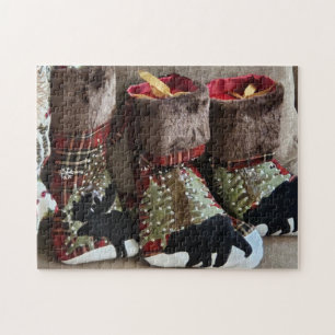 Bos-sokken verrassingspuzzel, 28 cm x 35,5 cm legpuzzel