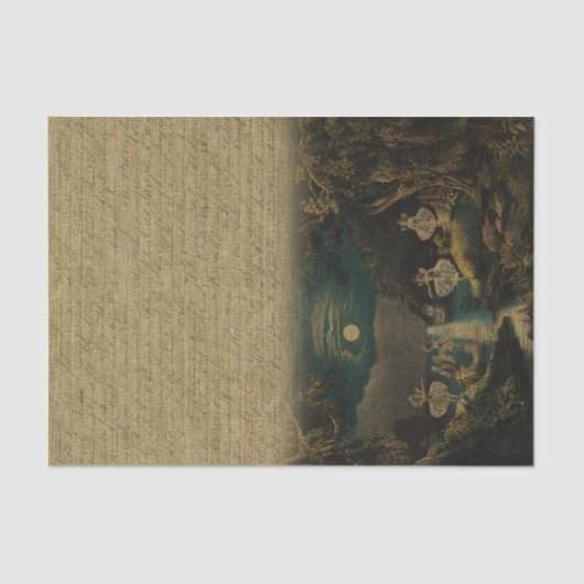  bos sprookje tissuepapier (Voorkant)