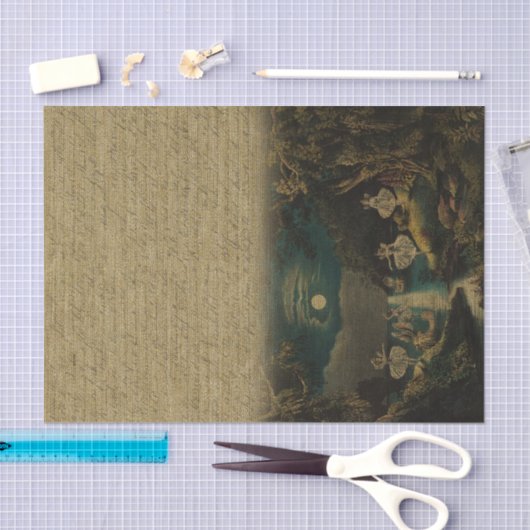  bos sprookje tissuepapier (Craft)