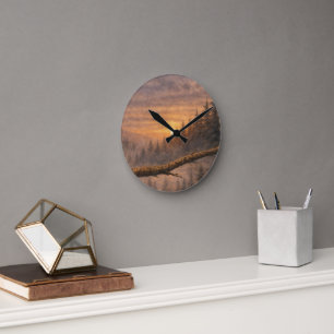 Bos Tak • 8" Ronde Acrylaat Wandklok