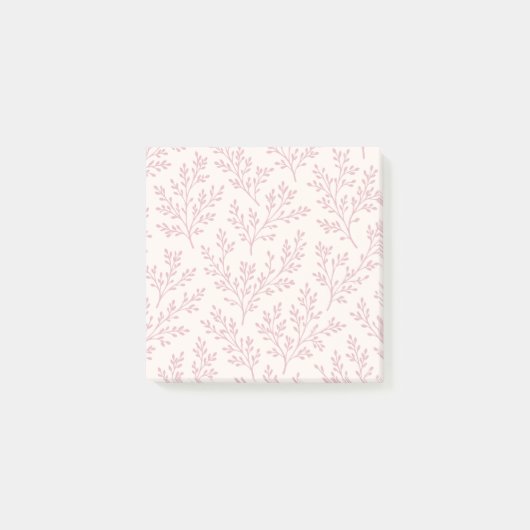 Bos Takjes Gedempte Roos - Neutraal Post-it® Notes (Voorkant)