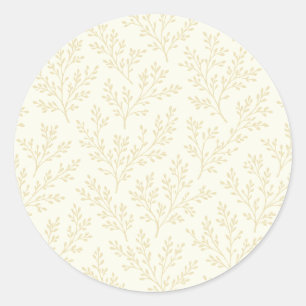 Bos Takjes Gouden Tarwe - Neutraal Ronde Sticker