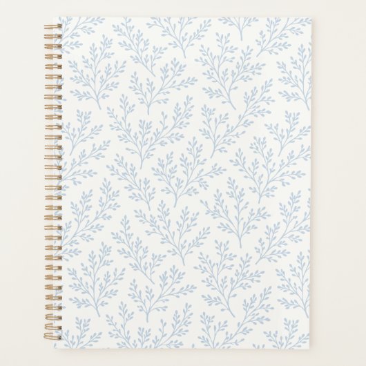 Bos Takjes Stofblauw - Neutraal Planner (Voorkant)