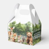 Bos Thema Baby Shower Bedankdoosjes (Voorkant Zijde)