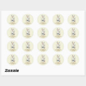 Bos-thema Eerste Verjaardag Favor Stickers (Vel)