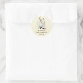 Bos-thema Eerste Verjaardag Favor Stickers (Tas)