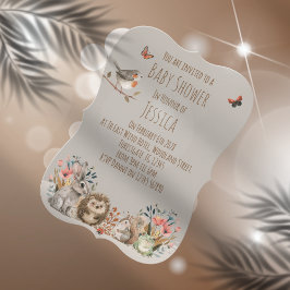 ~*Bos Thema Neutrale Baby Shower Kaart