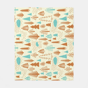 bos: Tijdloos natuurlijk patroon. Fleece Deken
