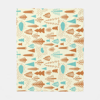  bos: Tijdloos natuurlijk patroon. Fleece Deken