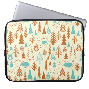  bos: Tijdloos natuurlijk patroon. Laptop Sleeve