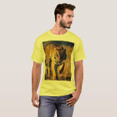 Bos tijger koning nieuwe mode designer t-shirt (Voorkant volledig)