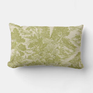 Bos toile bosdieren vintage botanisch kussen