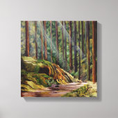 Bos Trail Avontuur Canvas Afdruk (Voorkant)