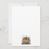 Bos Tweeling Herfst Baby Shower Kaart (Achterkant)
