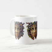 Bos uitgehouwen koffiemok (Voorkant links)