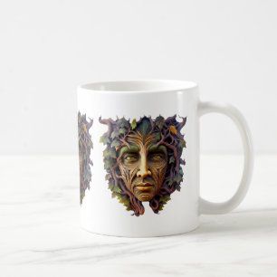 Bos uitgehouwen koffiemok