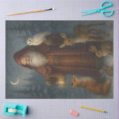 Bos Vader Kerstmis Bos Decoupage Tissuepapier (Craft)