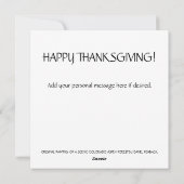 Bos van Aspen Trees Feestdagenkaart (Achterkant)