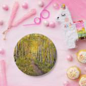 Bos van Aspen Trees Papieren Bordje (Feest)