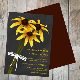bos van Black Eyed Susan wildbloemen karton Kaart