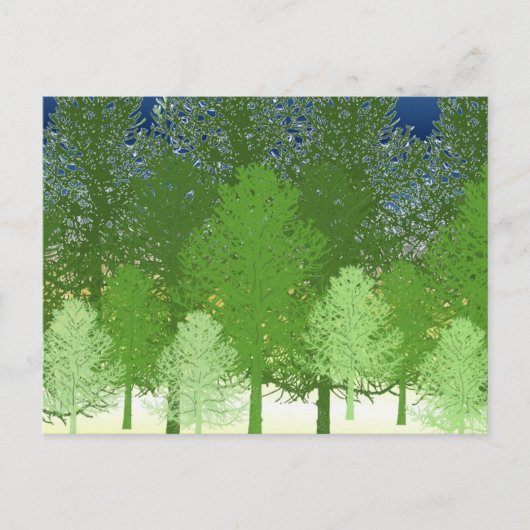 Bos van Bomen Briefkaart (Voorkant)