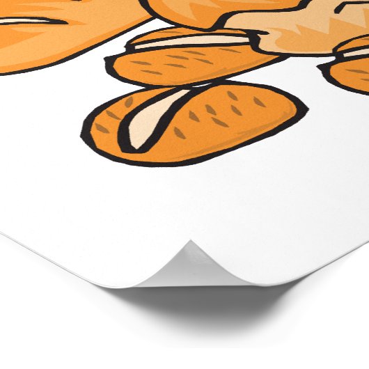 bos van brood en broodjes poster (Hoek)