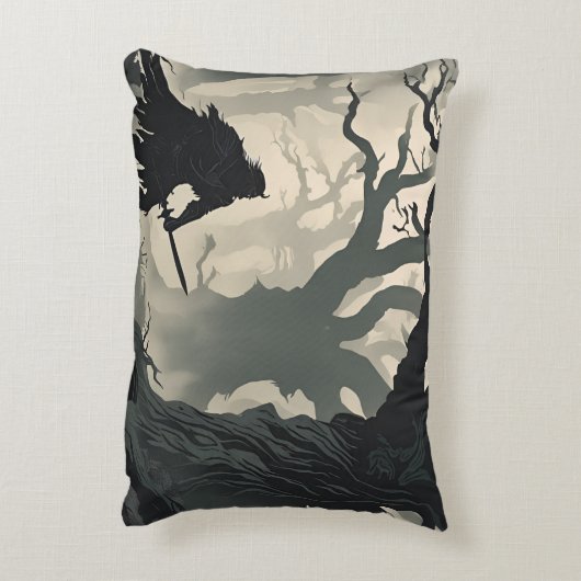 bos van Cryptid Accent Kussen (Achterkant (Verticaal))