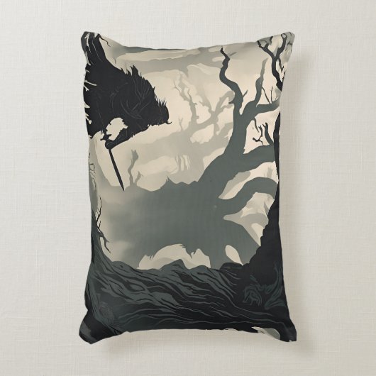 bos van Cryptid Accent Kussen (Voorkant(Verticaal))