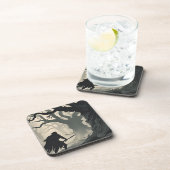 bos van Cryptid Bier Onderzetter (Rechterzijde)