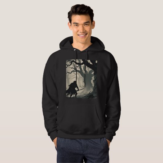 bos van Cryptid Hoodie (Voorkant volledig)