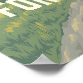 Bos van Dean Mountainbike Reisposter Poster (Hoek)