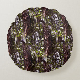 Bos van Dogwood.... Rond Kussen