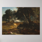 Bos van Fontainebleau Poster (Voorkant)