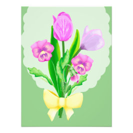 Bos van Lente Bloemen 2 Foto Afdruk