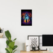Bos van Ogen Surreal Poster | Trippy 1 (Thuiskantoor)