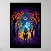 Bos van Ogen Surreal Poster | Trippy 1